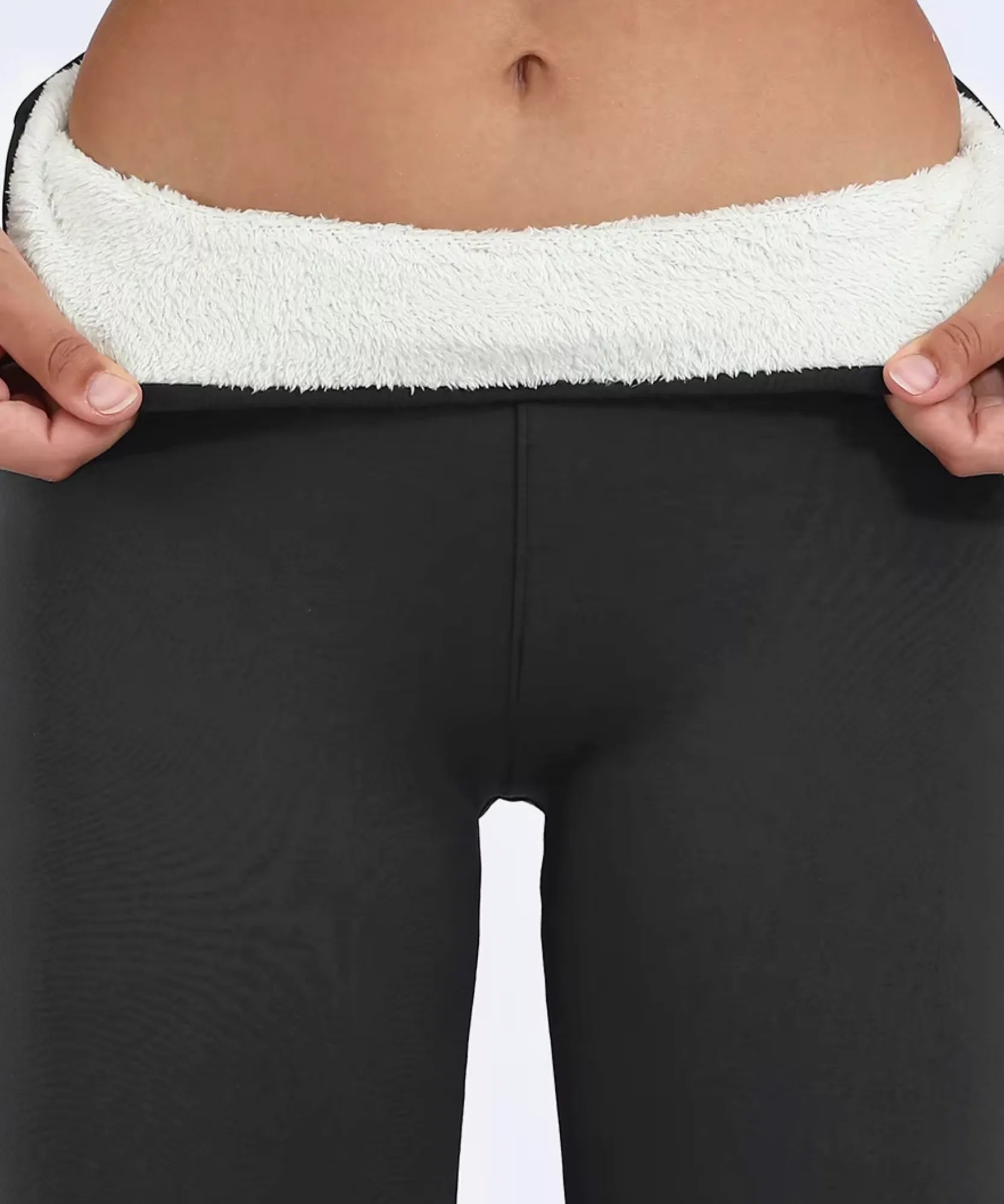 Comprar calça legging térmica feminina peluciada forrada fleece inverno segunda pele quentinha barato