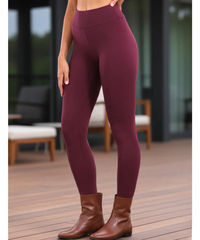 Comprar calça legging térmica feminina peluciada forrada fleece inverno segunda pele quentinha barato