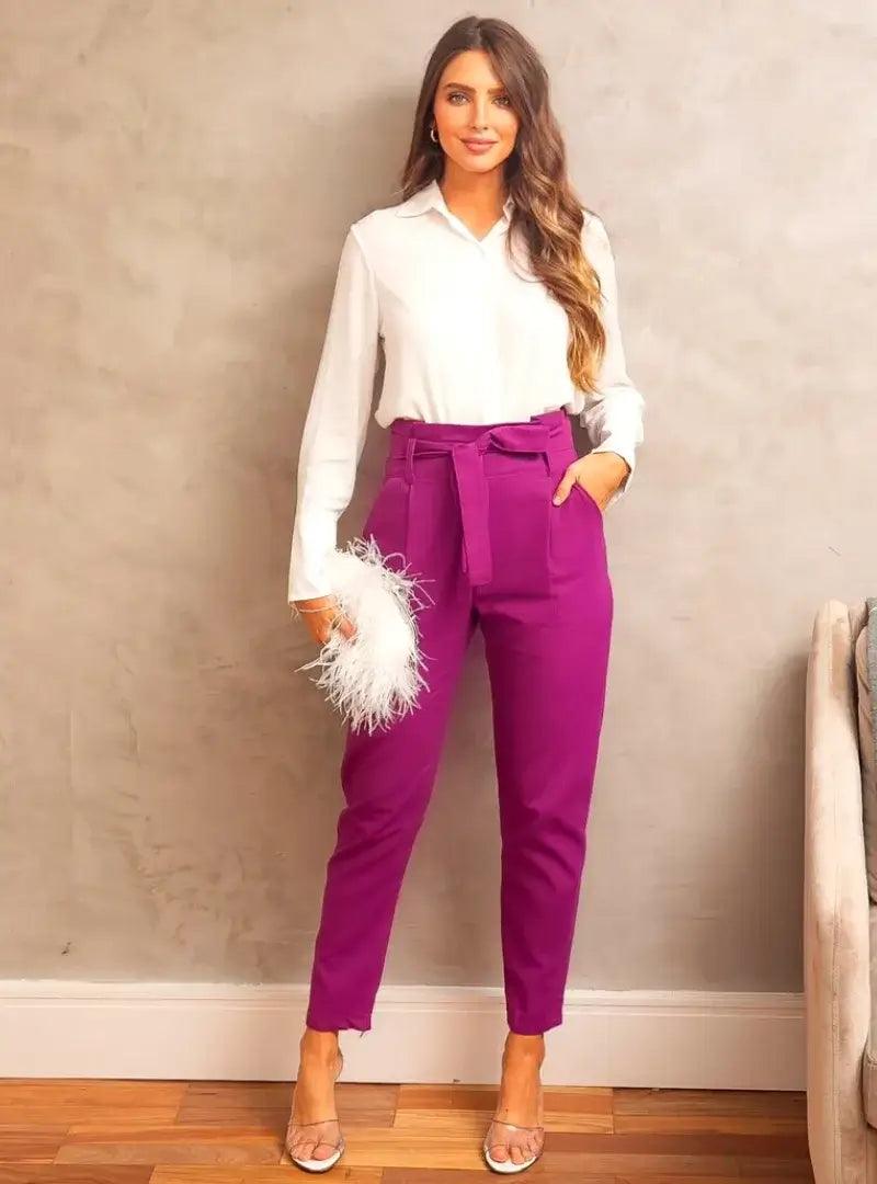 Calca hot sale social linho