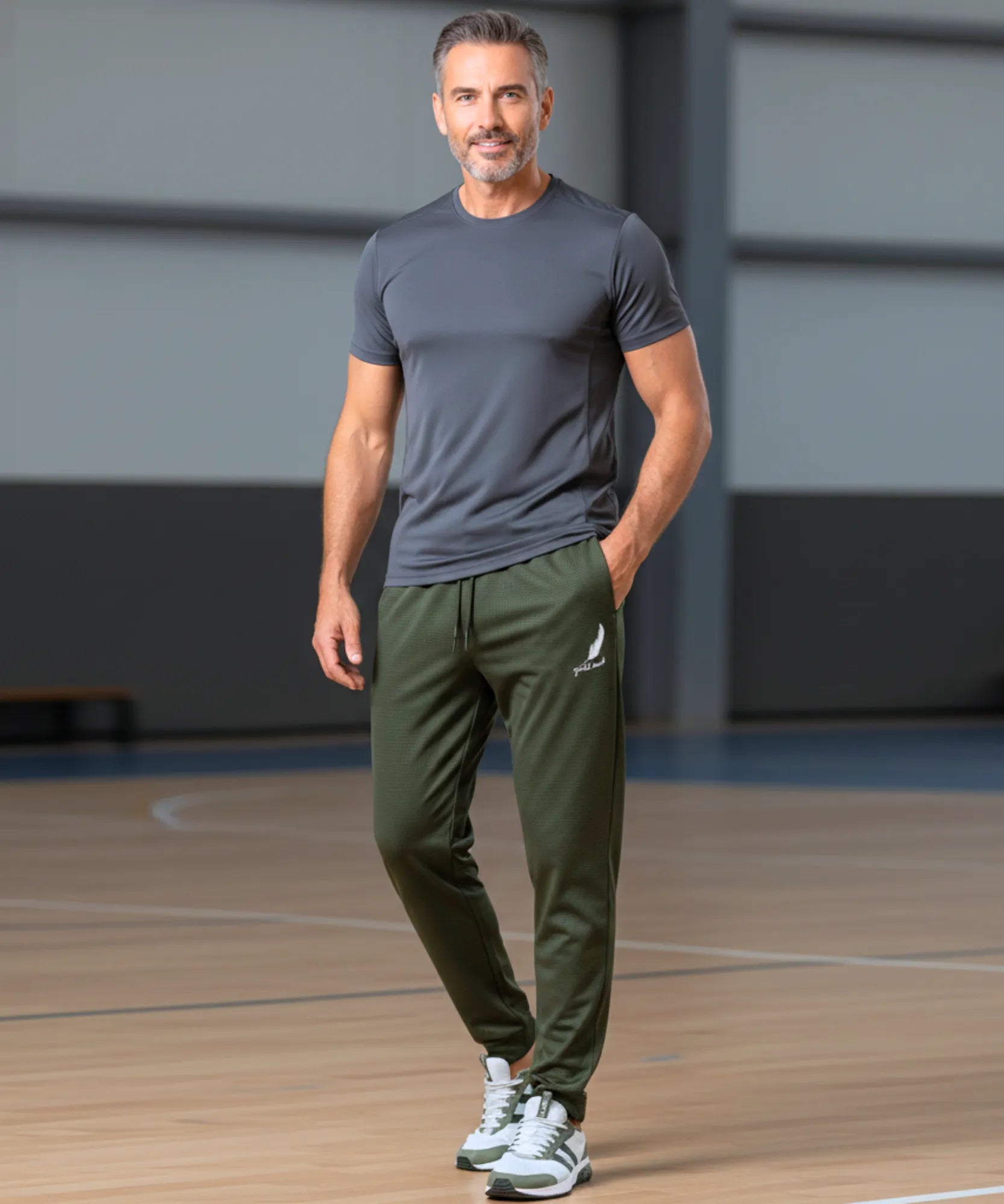 Comprar calça masculina malha mesh respirável barato ANELLIMN