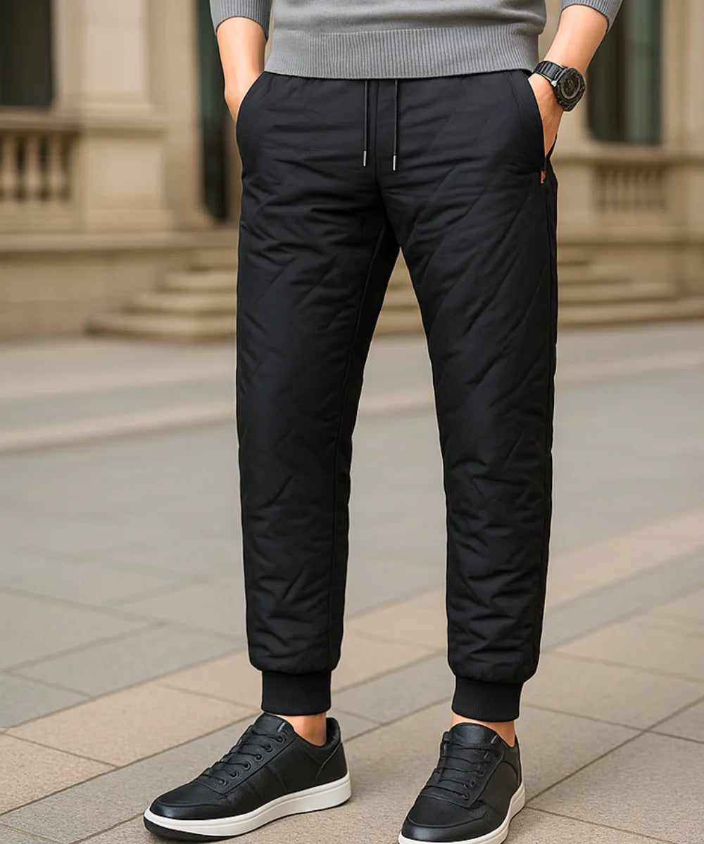 Comprar calça masculina térmica forrada com pelúcia para inverno rigoroso, confortável e com visual esportivo