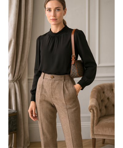 Calça Social Feminina Lã | Ricci