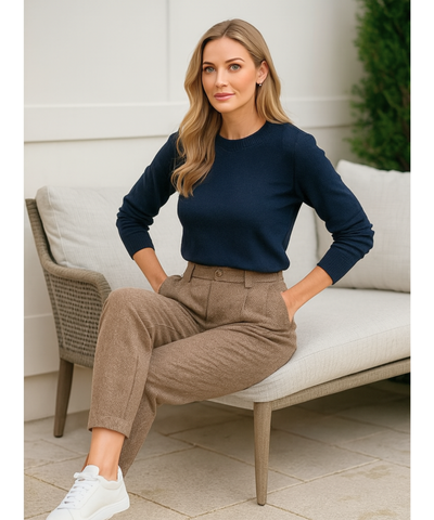 Calça Social Feminina Lã | Ricci