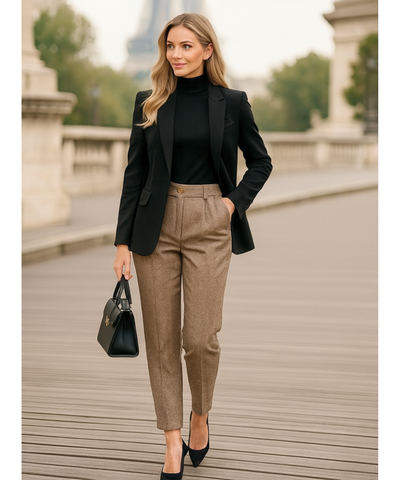 Calça Social Feminina Lã | Ricci