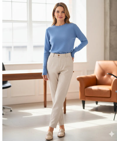 Calça Social Feminina Lã | Ricci