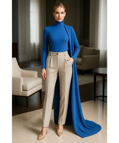 Calça Social Feminina Lã | Ricci