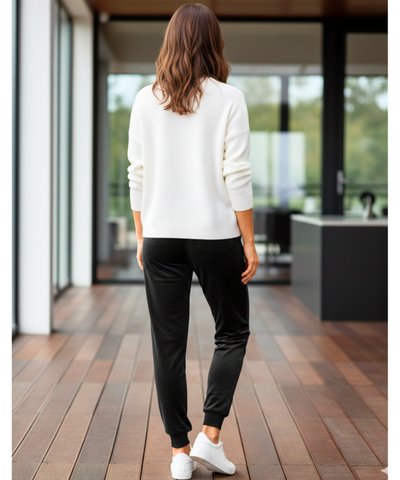 Comprar calça veludo feminina forrada jogger fleece térmica inverno cintura alta cordão bolsos em promoção  ZARA
