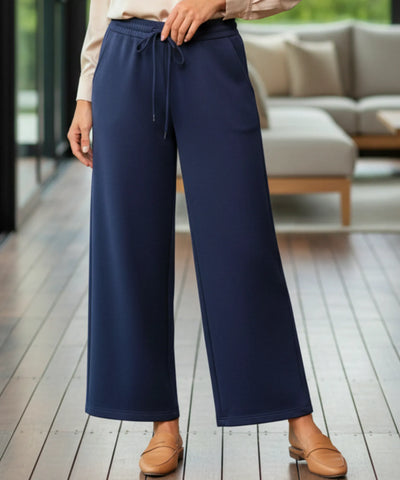 Comprar calça wide leg streetwear feminina moletom oversized confortável com bolsos em promoção ZARA