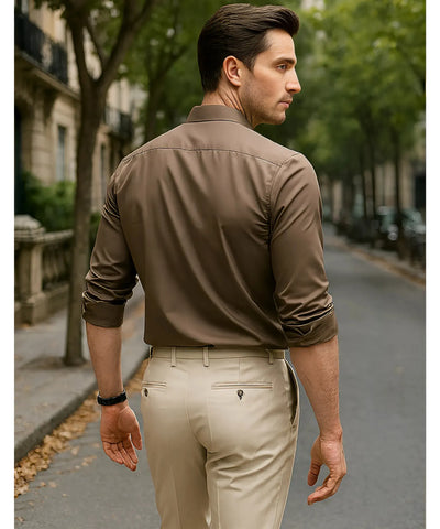 Camisa Social Masculina Tecnologia Premium Slim Fit | Pietro