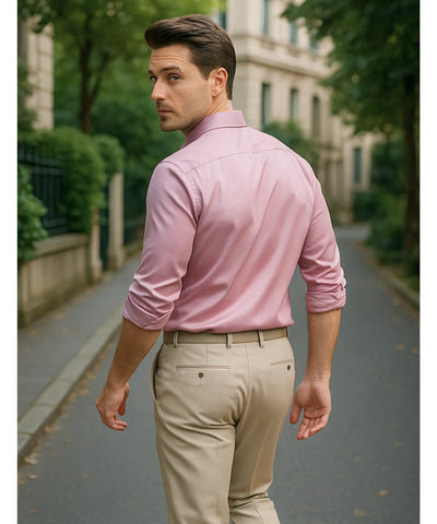 Camisa Social Masculina Tecnologia Premium Slim Fit | Pietro