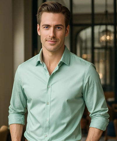 Camisa Social Masculina Tecnologia Premium Slim Fit | Pietro