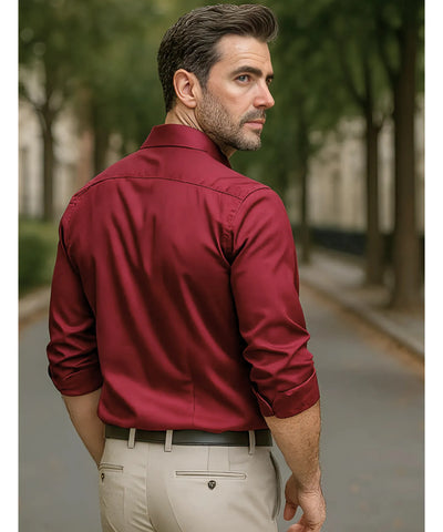 Camisa Social Masculina Tecnologia Premium Slim Fit | Pietro