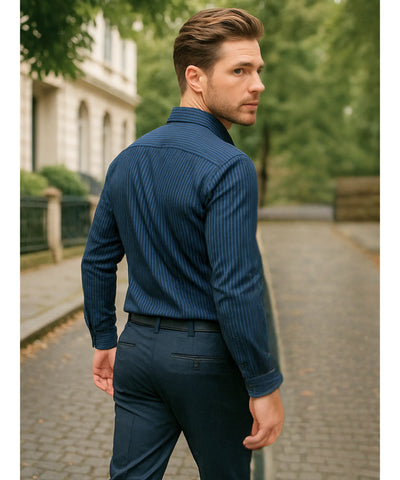 Comprar camisa social masculina xadrez algodão premium manga longa corte slim para trabalho e escritório em promoção ZARA
