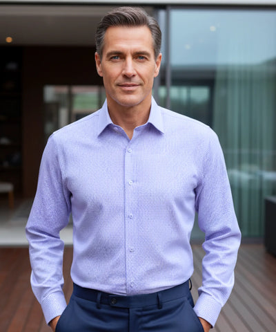 Comprar camisa social masculina xadrez algodão premium manga longa corte slim para trabalho e escritório em promoção ZARA