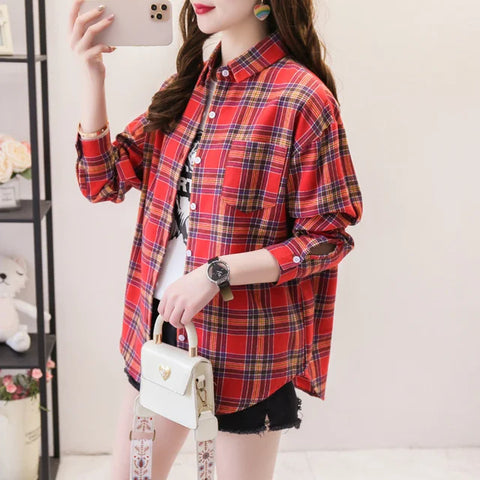 Camisa Xadrez Country Feminina - Anellimn