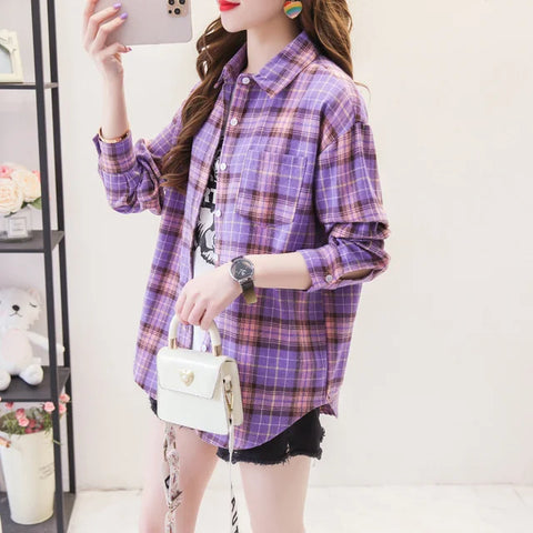 Camisa Xadrez Country Feminina - Anellimn