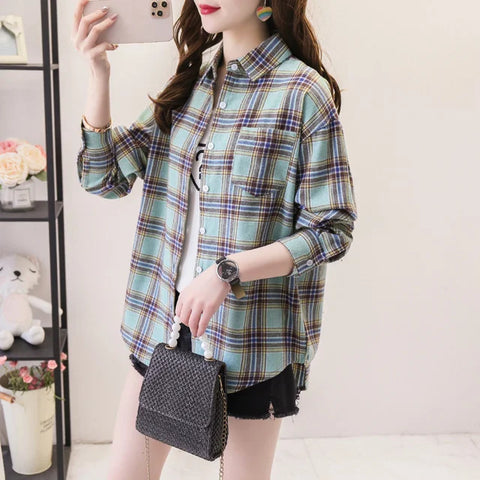 Camisa Xadrez Country Feminina - Anellimn