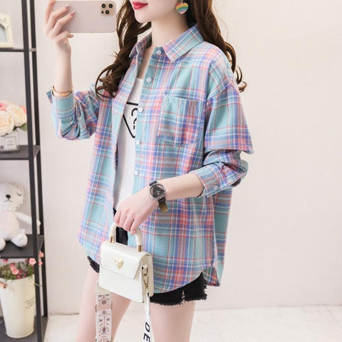 Camisa Xadrez Country Feminina - Anellimn