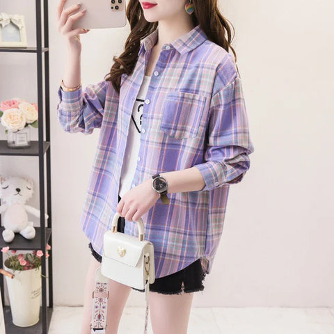 Camisa Xadrez Country Feminina - Anellimn