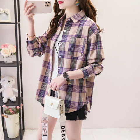 Camisa Xadrez Country Feminina - Anellimn