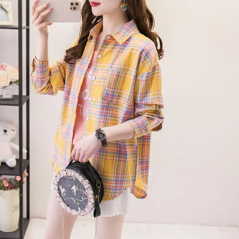 Camisa Xadrez Country Feminina - Anellimn