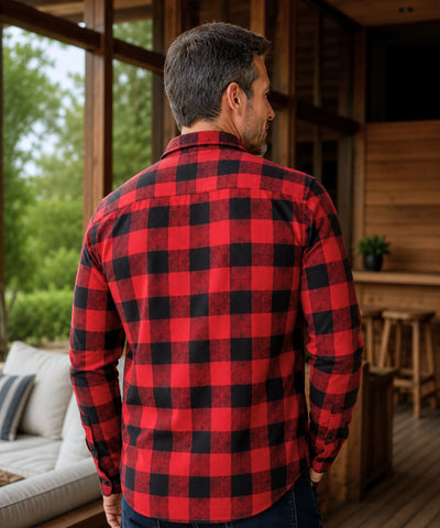 Comprar camisa xadrez masculina manga longa flanela premium conforto casual social estilo moderno barato promoção ZARA