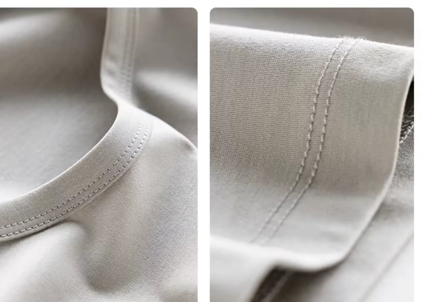 Comprar camiseta básica feminina gola V modal cinza em promoção Anellimn