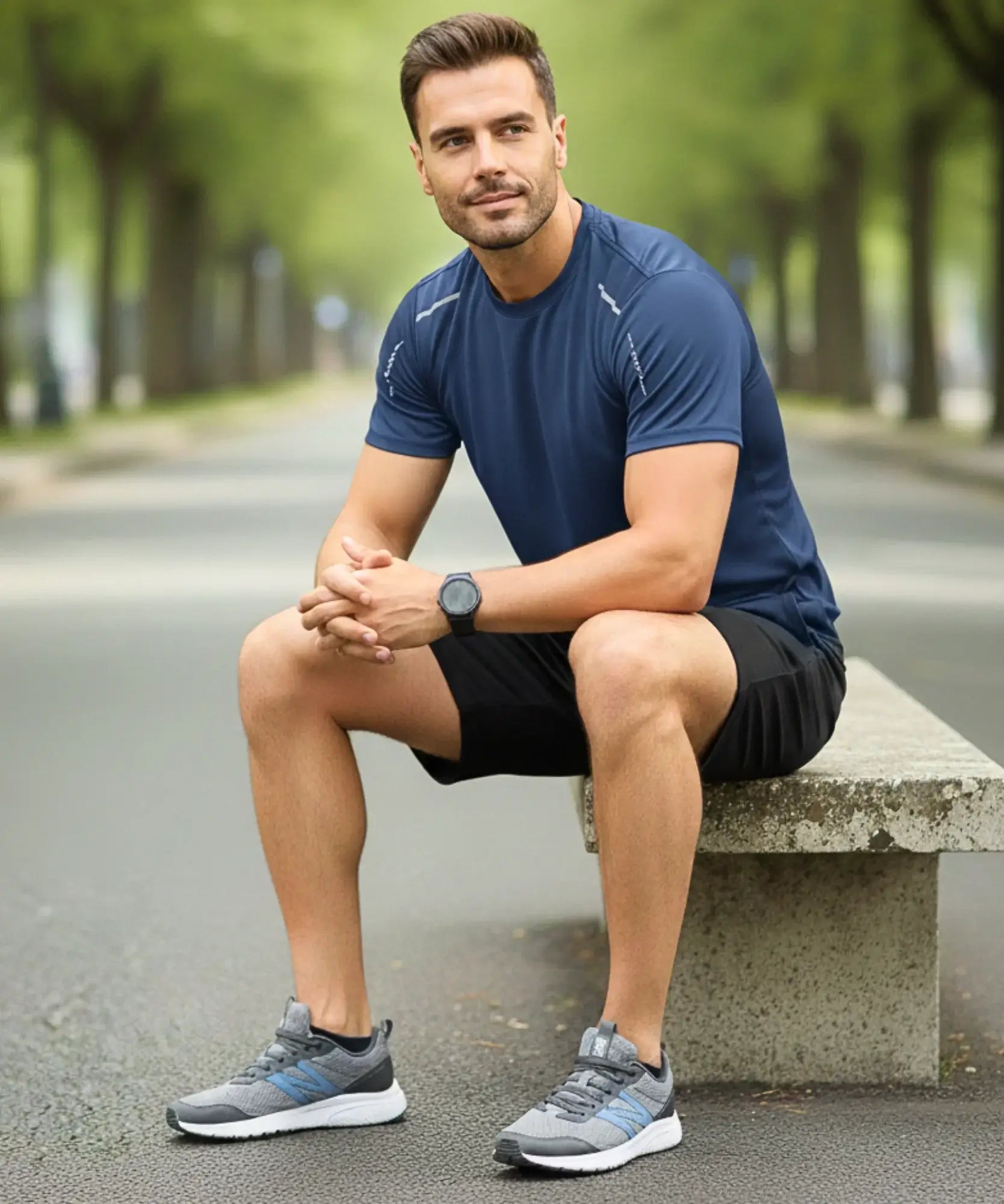Comprar camiseta dry fit masculina respirável em poliamida com ventilação para academia treino e corrida em promoção
