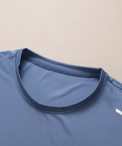 Comprar camiseta dry fit masculina respirável em poliamida com ventilação para academia treino e corrida em promoção
