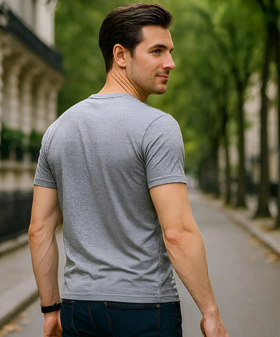 Camiseta Masculina Básica Algodão Confortável Premium | Alex