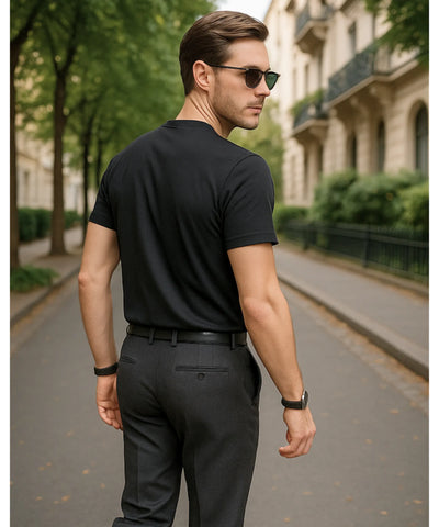 Camiseta Masculina Básica Algodão Confortável Premium | Alex