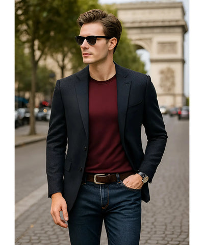Camiseta Masculina Básica Algodão Confortável Premium | Alex