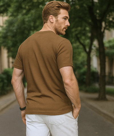 Camiseta Masculina Manga Curta Premium Textura Diferenciada | Eros