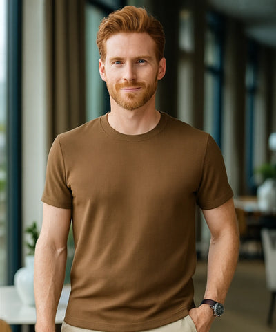 Camiseta Masculina Manga Curta Premium Textura Diferenciada | Eros