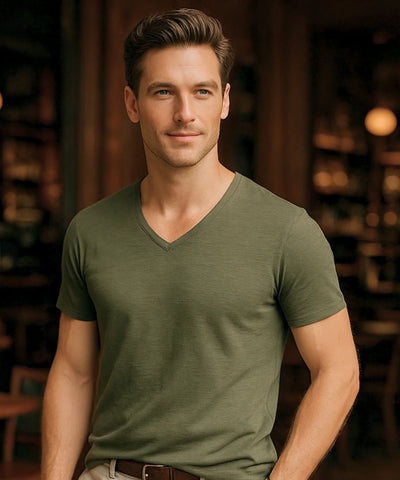 Comprar camisa masculina slim fit algodão verde premium confortável social casual moderna em promoção ZARA
