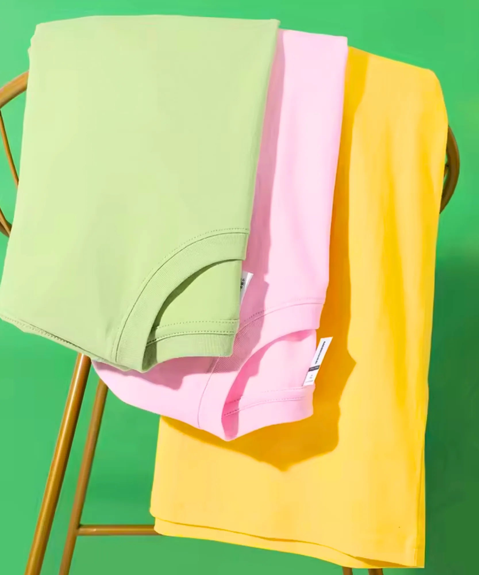 Comprar Camiseta Oversized 100% Algodão Básica manga curta unissex confortável respirável casual em promoção ANELLIMN