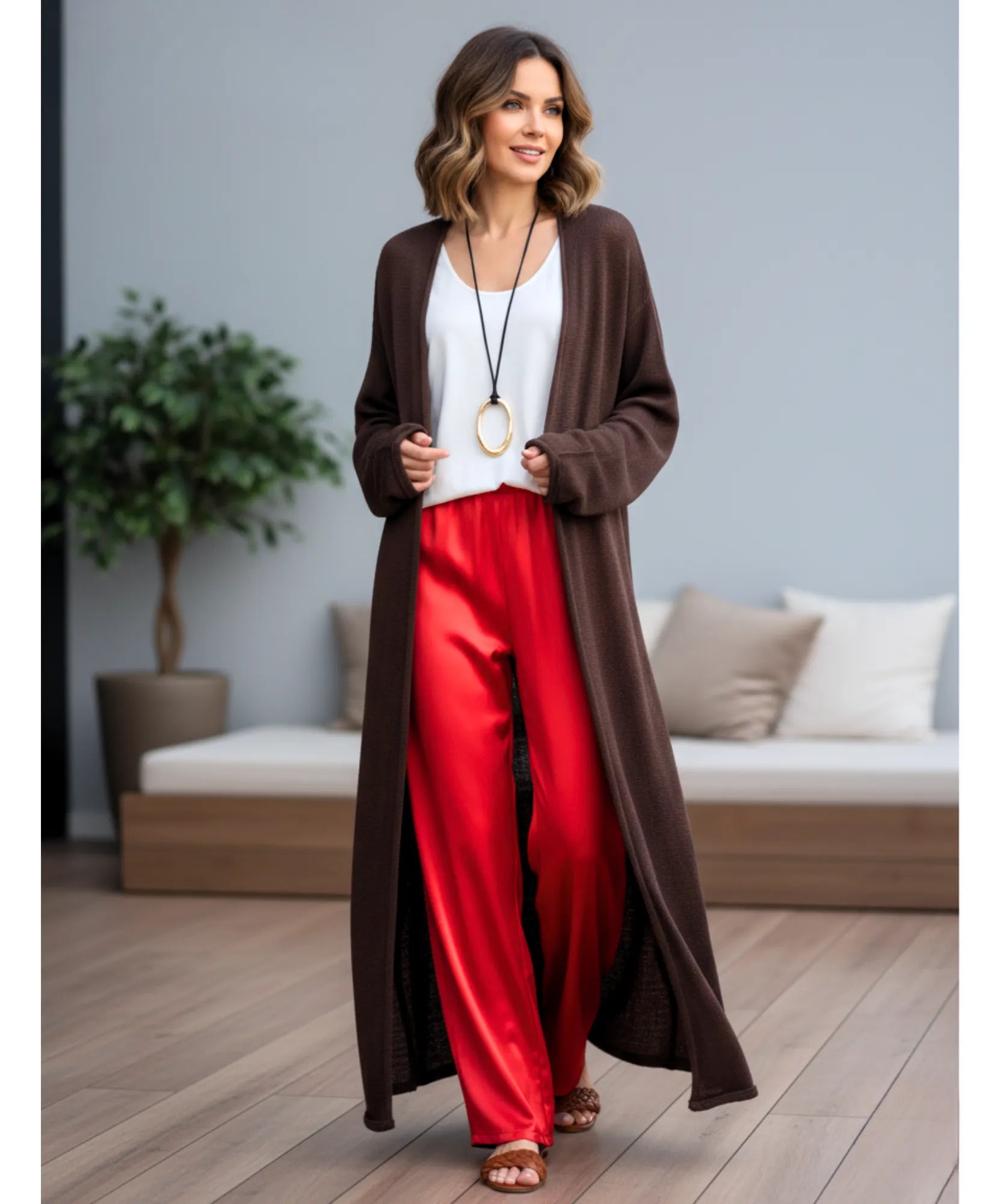 Comprar cardigan feminino longo em tricot basico e elegante para meia-estação e dias frios barato ZARA
