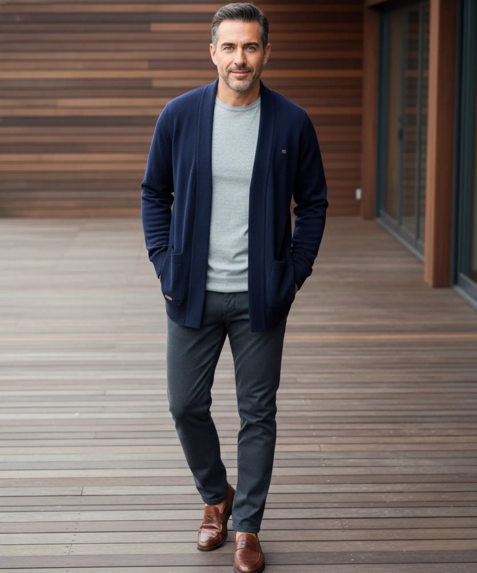 Comprar cardigan masculino tricot premium conforto elegante social casual moderno barato promoção ZARA