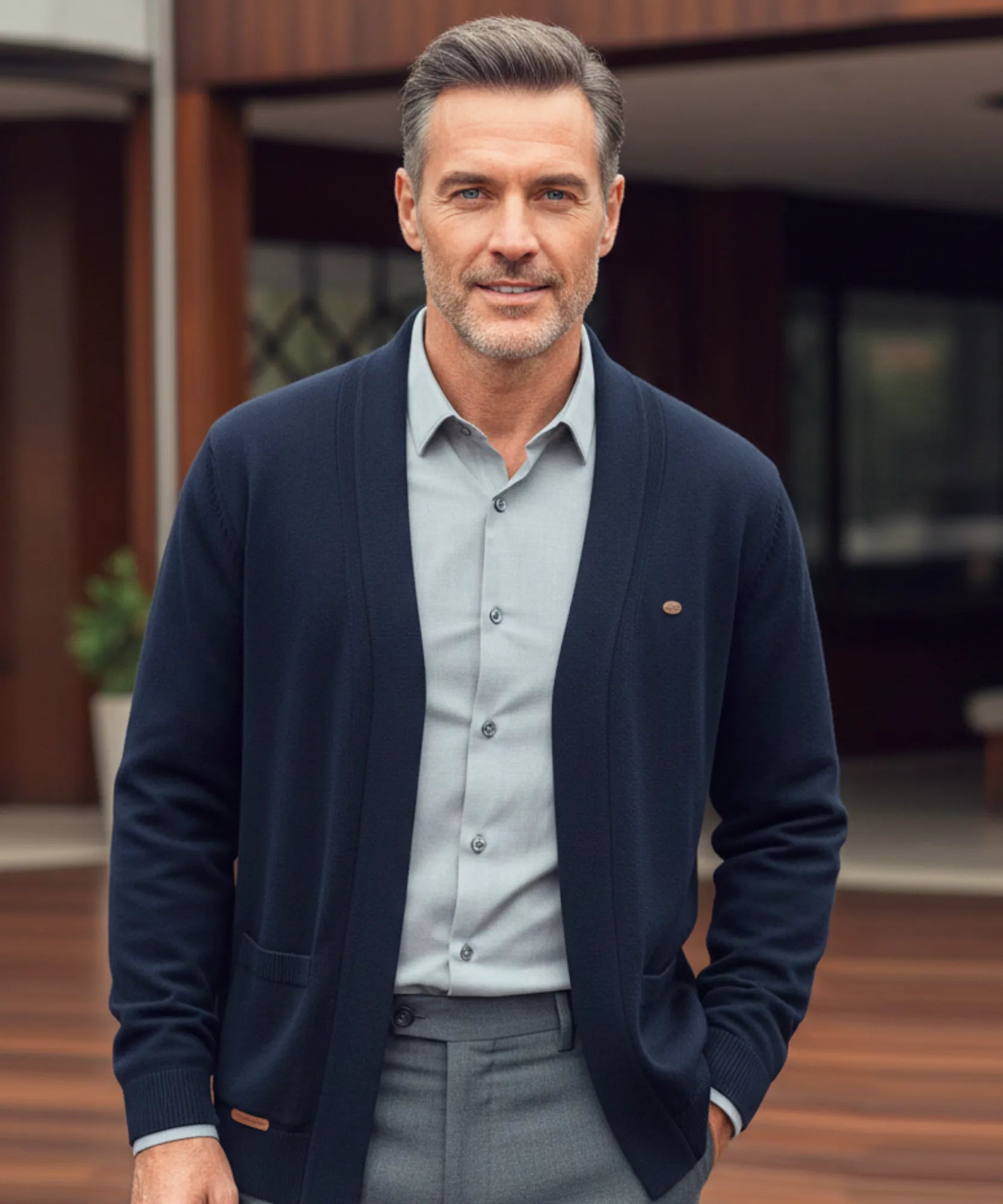 Comprar cardigan masculino tricot premium conforto elegante social casual moderno barato promoção ZARA