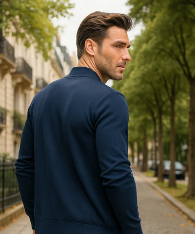 Cardigan Masculino Tricot Premium Elegante Confortável | Dilan