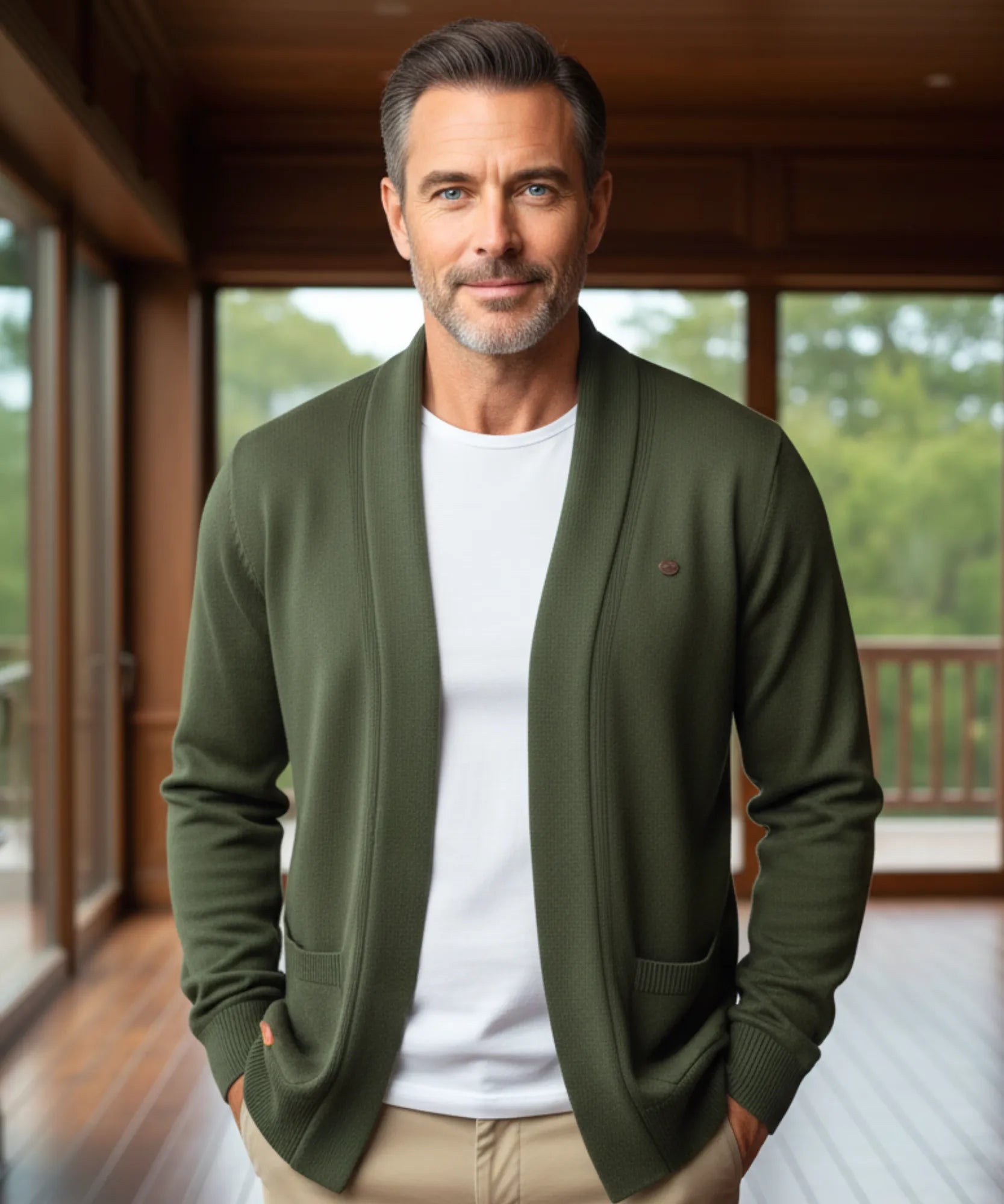 Comprar cardigan masculino tricot premium conforto elegante social casual moderno barato promoção ZARA