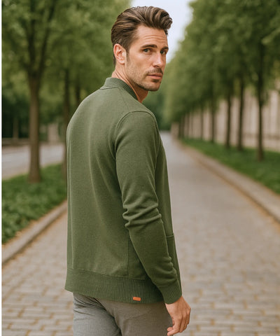 Comprar cardigan masculino tricot premium conforto elegante social casual moderno barato promoção ZARA

