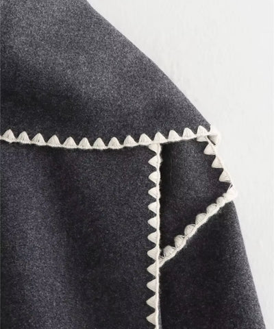 Comprar casaco feminino lã batida quente inverno elegante confortável trabalho social barato em promoção ZARA