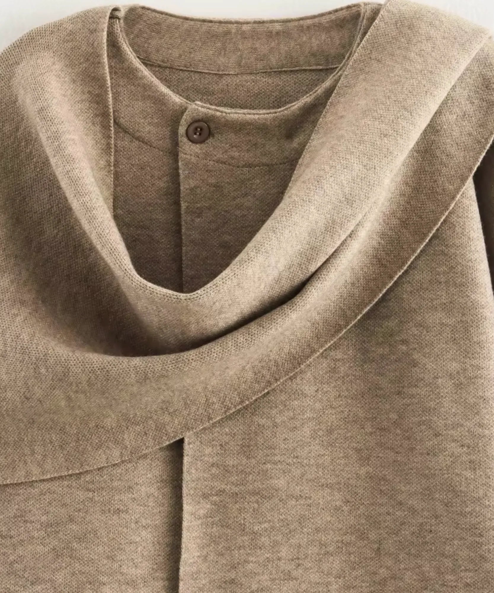 Comprar casaco feminino tricot oversized lã batida inverno quente confortável em promoção ZARA