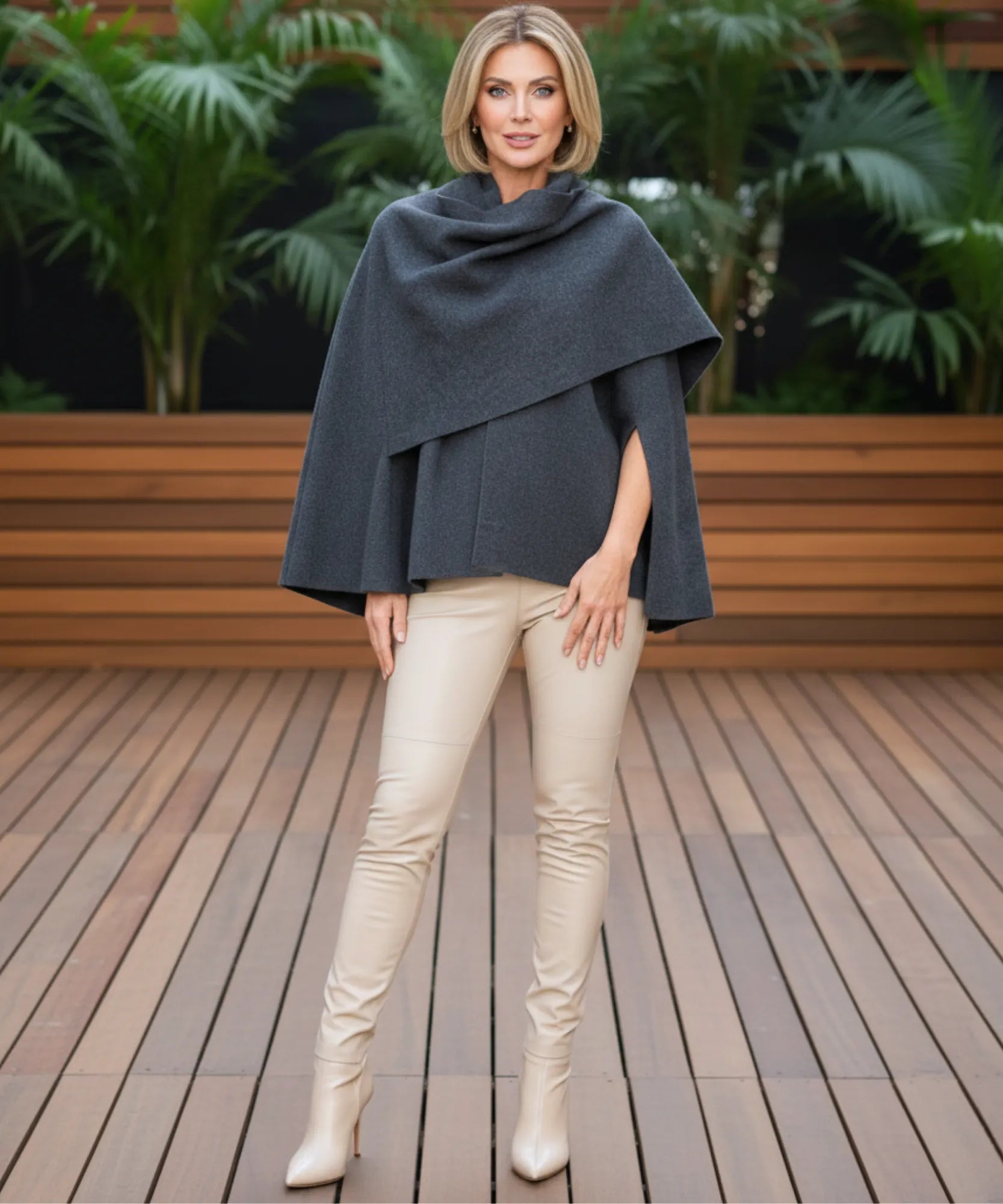 Comprar casaco feminino tricot oversized lã batida inverno quente confortável em promoção ZARA