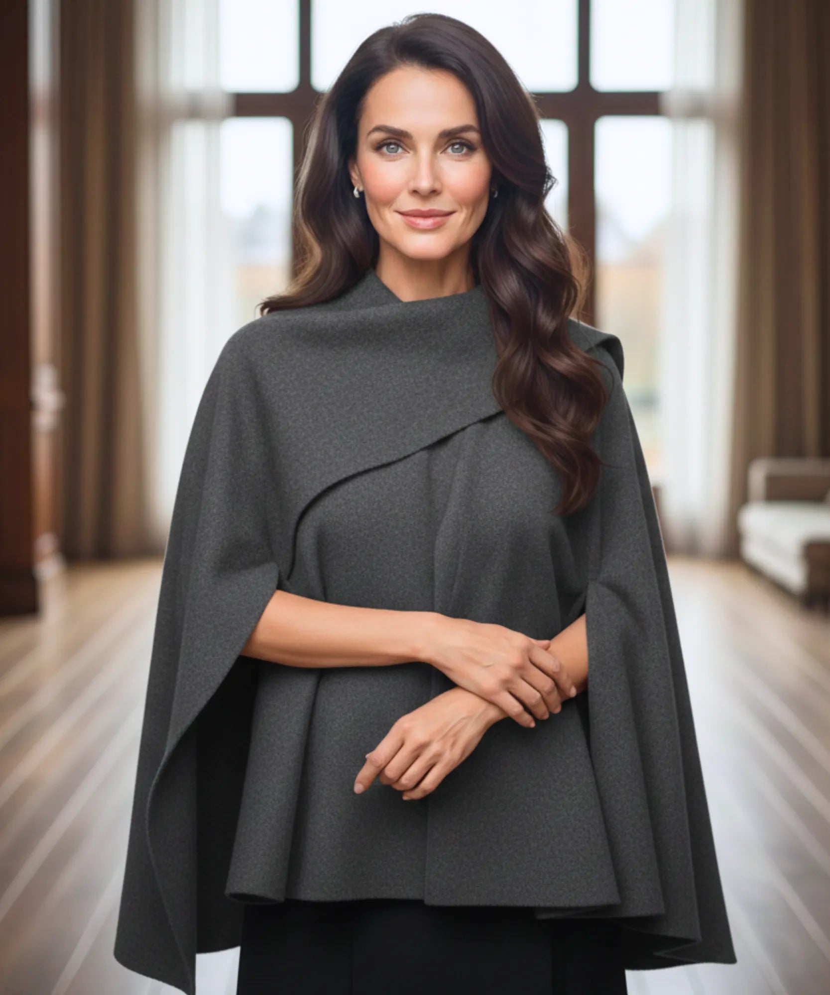 Comprar casaco feminino tricot oversized lã batida inverno quente confortável em promoção ZARA