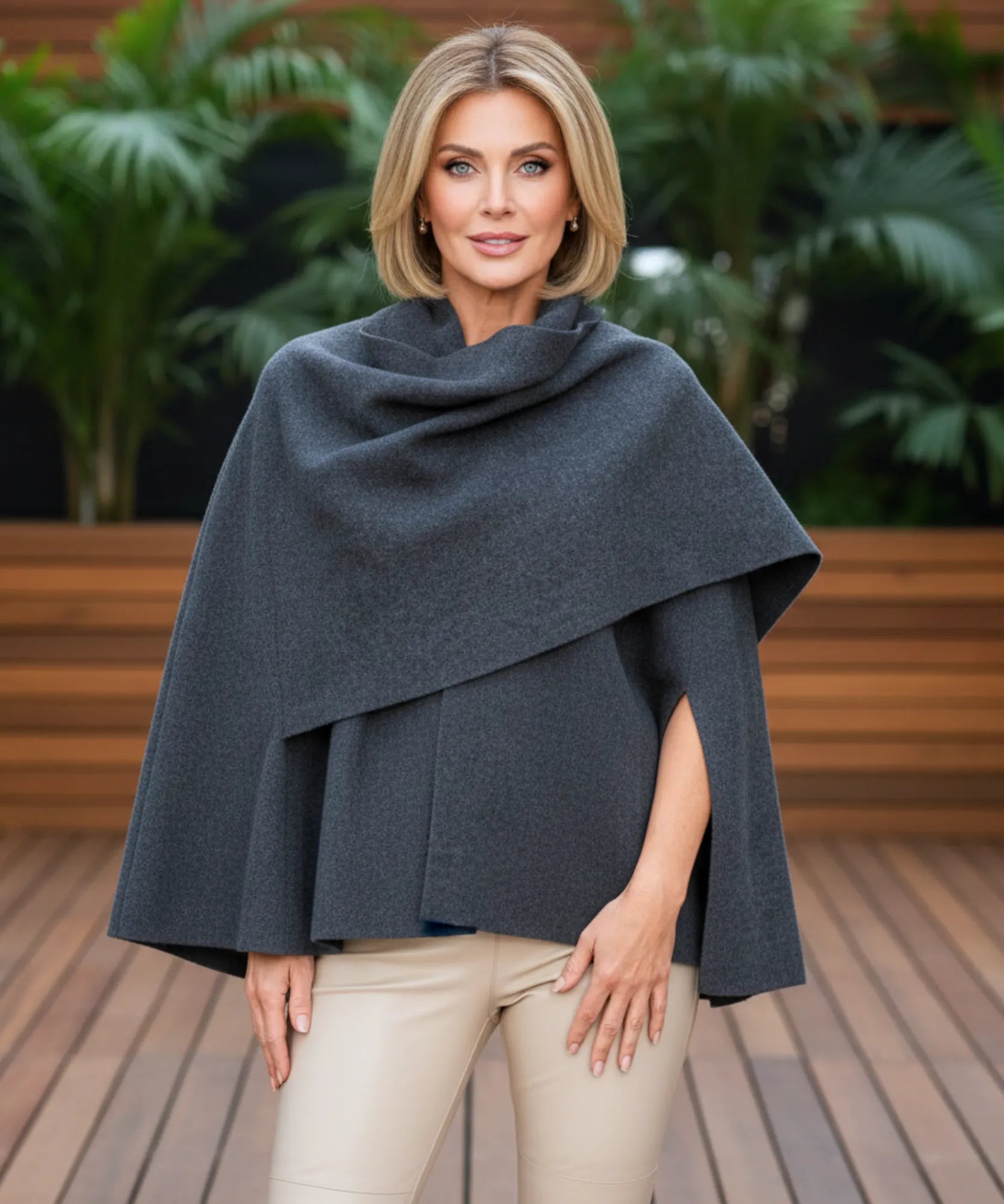 Comprar casaco feminino tricot oversized lã batida inverno quente confortável em promoção ZARA