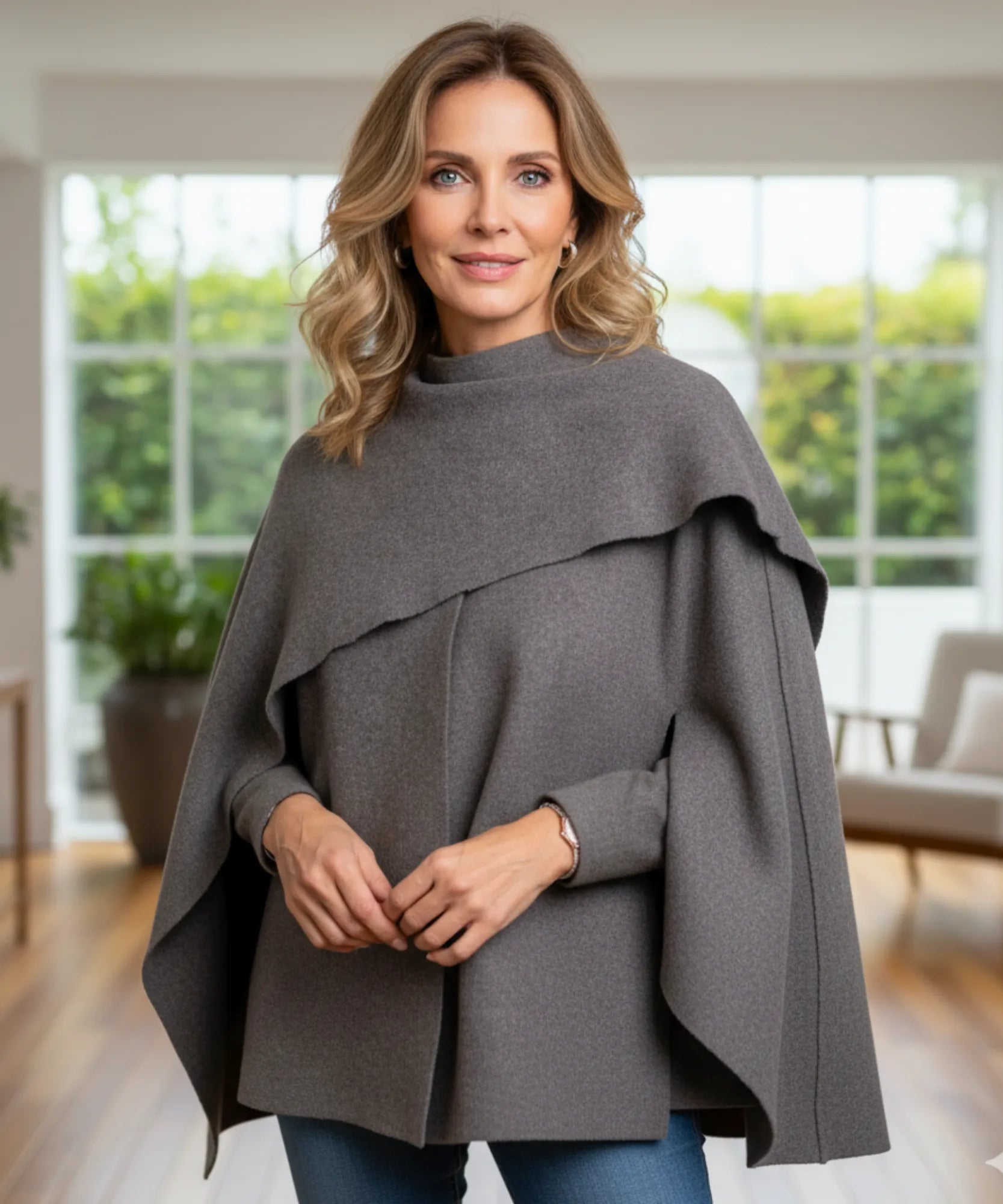 Comprar casaco feminino tricot oversized lã batida inverno quente confortável em promoção ZARA