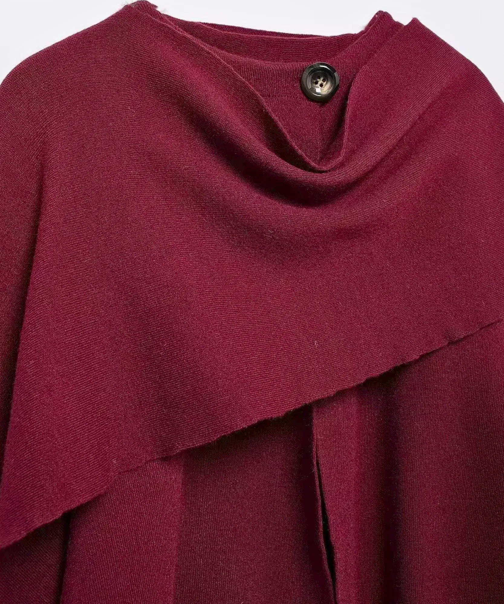 Comprar casaco feminino tricot oversized lã batida inverno quente confortável em promoção ZARA