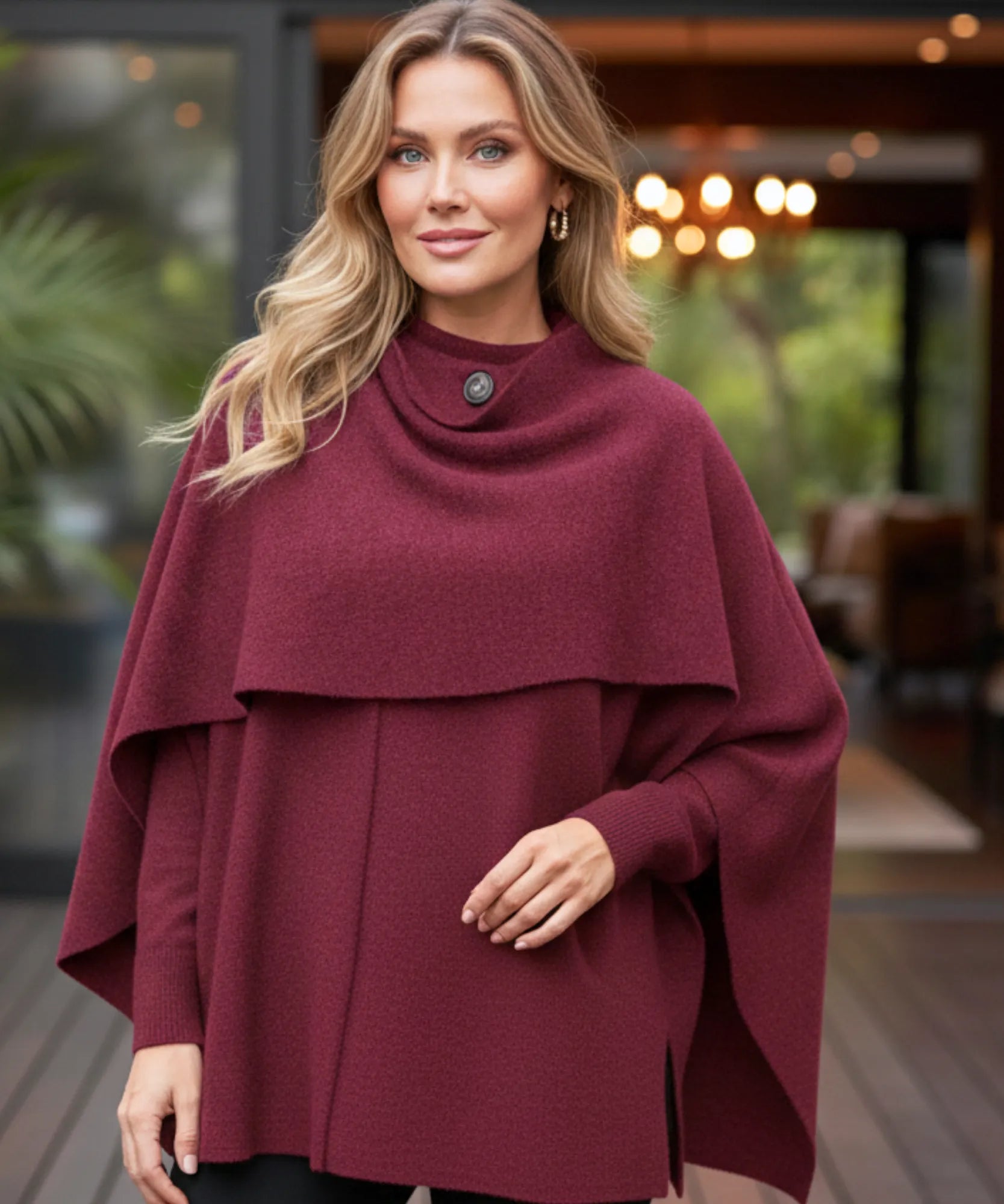 Comprar casaco feminino tricot oversized lã batida inverno quente confortável em promoção ZARA